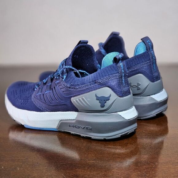 Under Armour UA Project Rock 3 Training Gym Shoes Navy Black White Tribase 11.5 main image 15